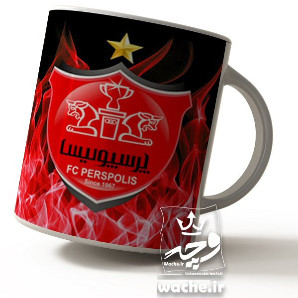 ماگ سرامیکی طرح لوگو پرسپولیس Persepolis F.C