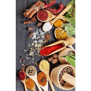 فرشینه آشپزخانه طرح ادویه ها