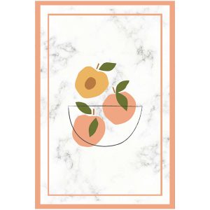 فرشینه آشپزخانه طرح ‌هلو
