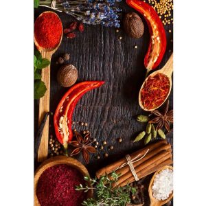 فرشینه آشپزخانه طرح ادویه جات کد h082